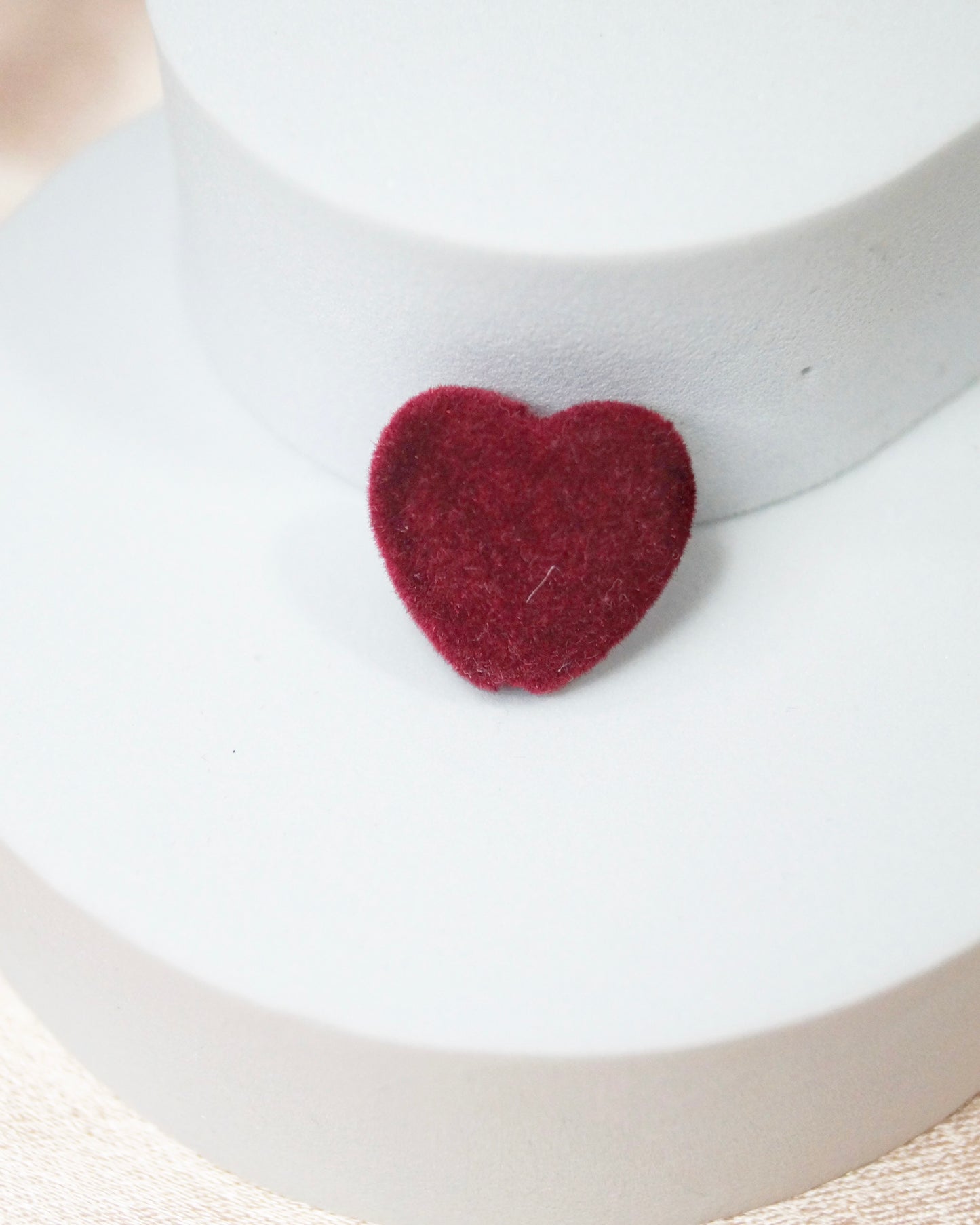Breloque CŒUR VELOURS