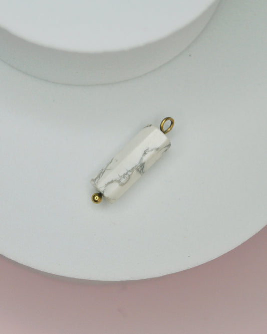 Breloque PERLE HOWLITE