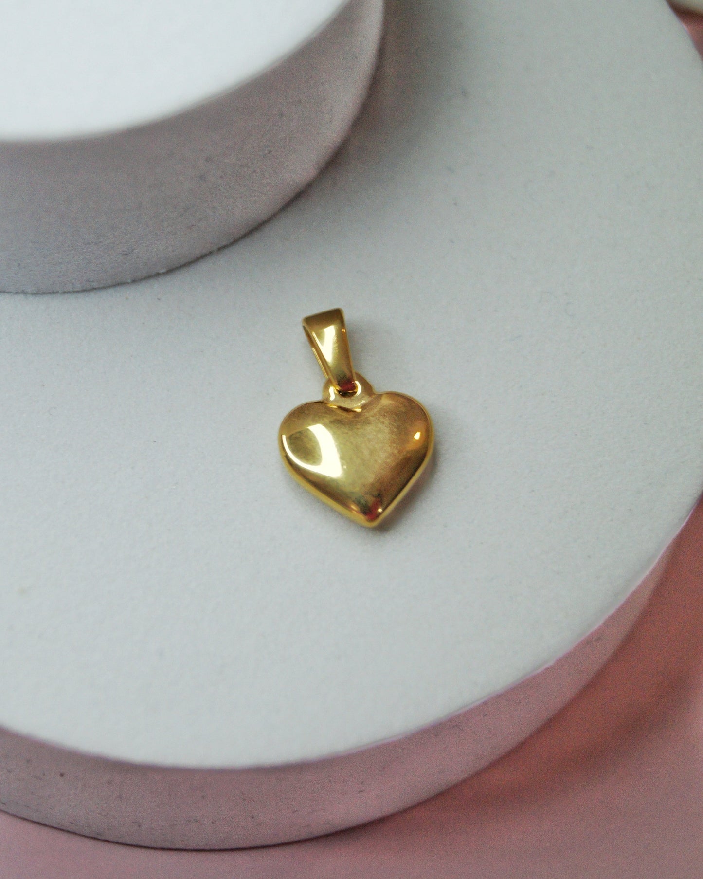 Breloque COEUR BOMBÉ