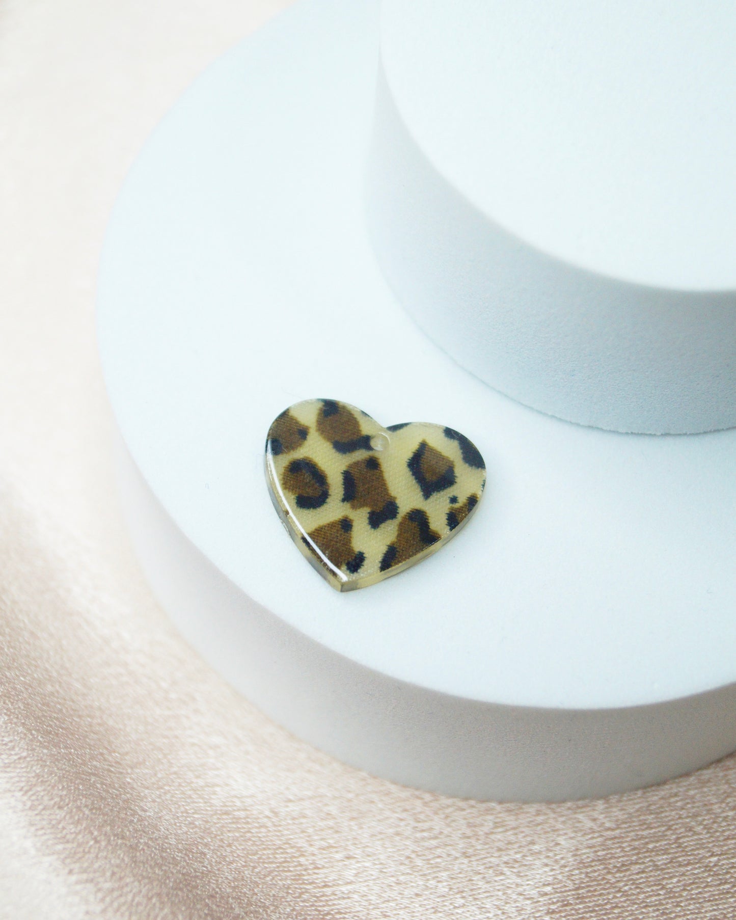 Breloque CŒUR GUÉPARD