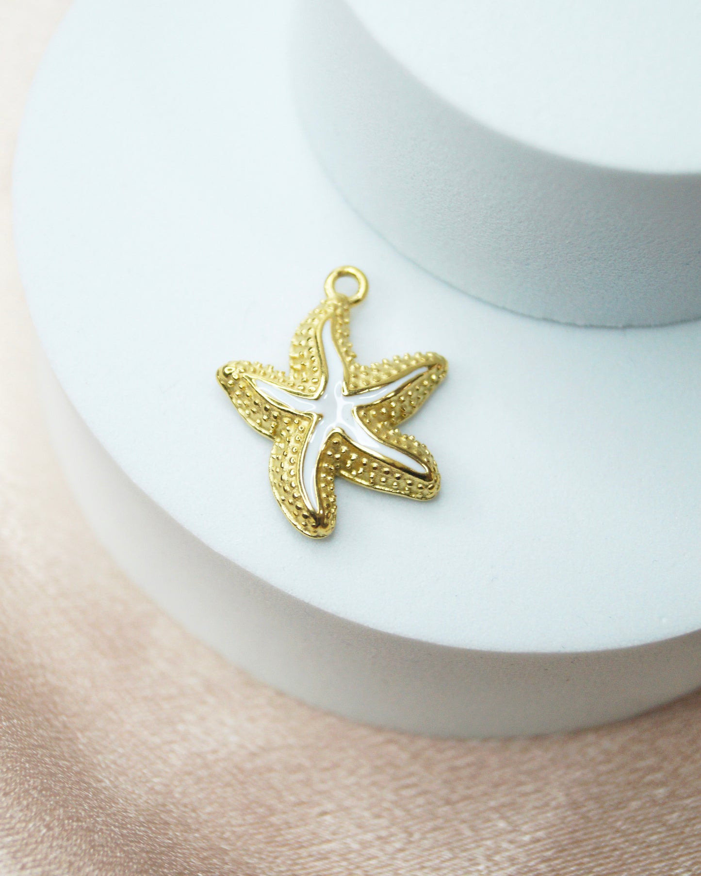 Breloque ÉTOILE DE MER BLANCHE