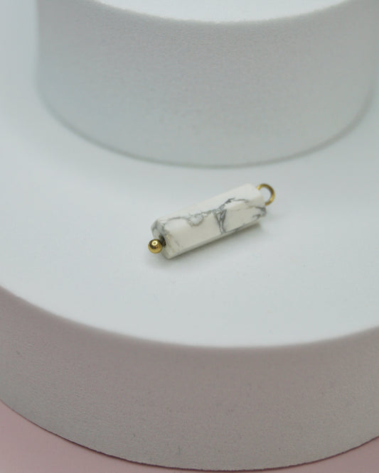 Breloque PERLE HOWLITE