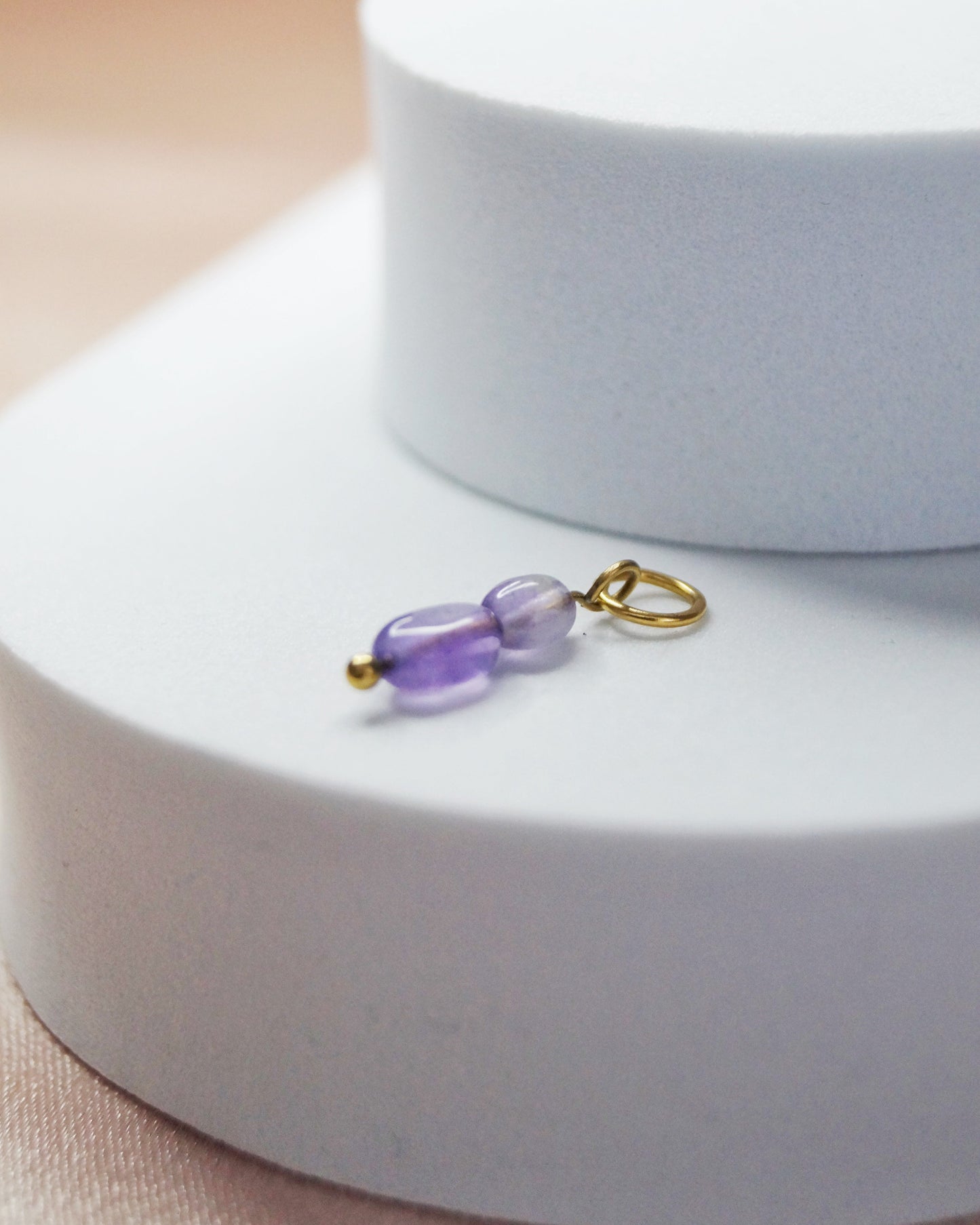 Breloque PERLES AMETHYSTE