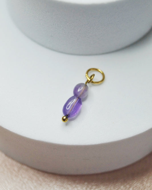 Breloque PERLES AMETHYSTE
