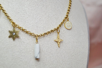 Collier personnalisable modèle LINEA (prix hors breloques)