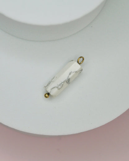 Breloque PERLE HOWLITE