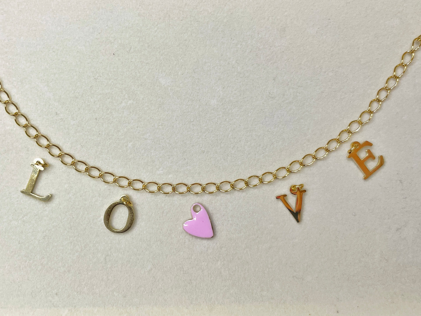 Collier personnalisable modèle LINEA (prix hors breloques)