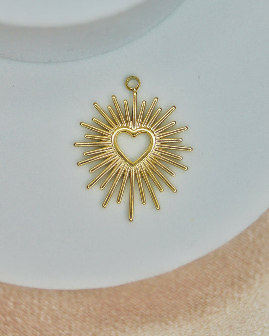 Breloque SOLEIL CŒUR