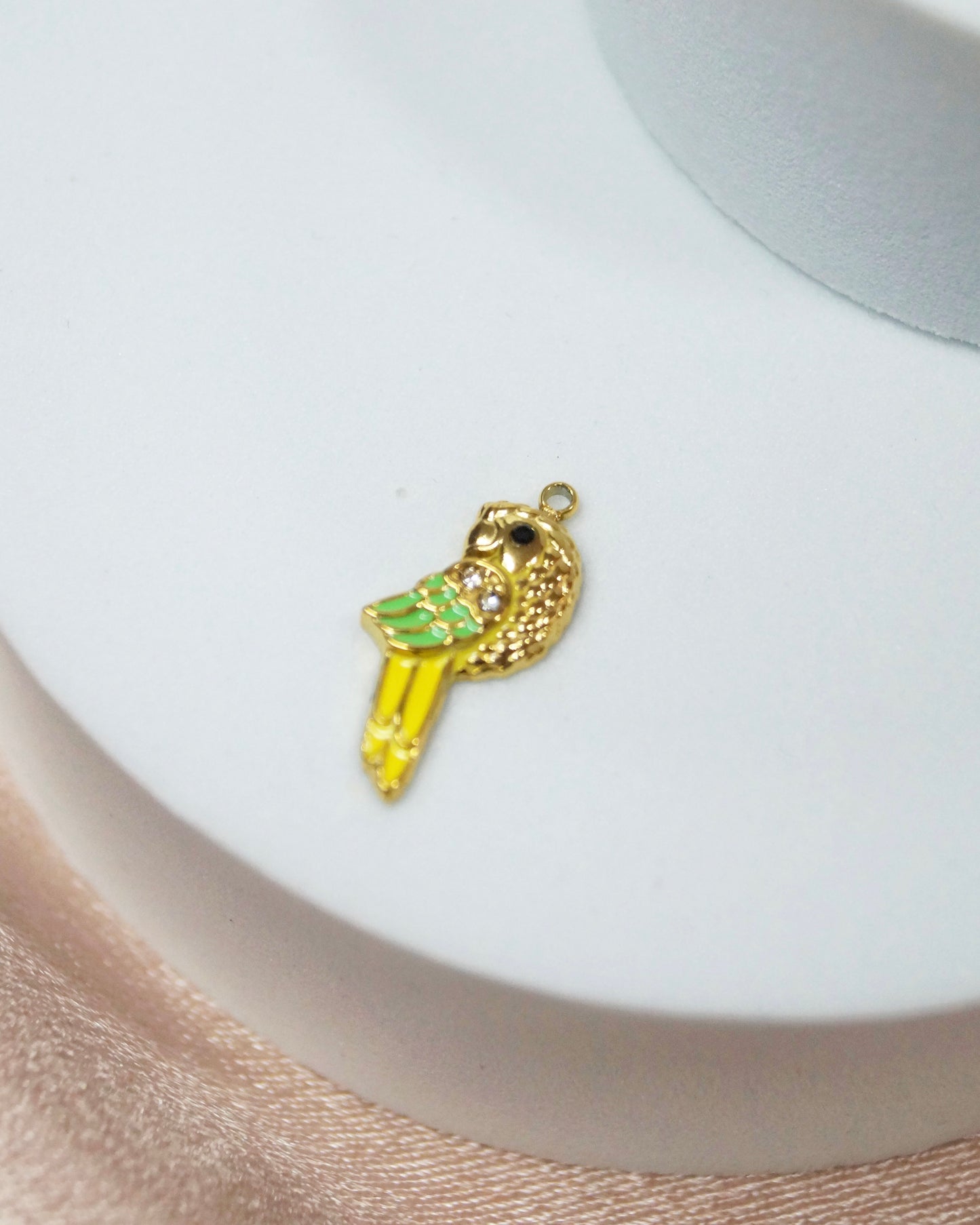 Breloques PERROQUET STRASS