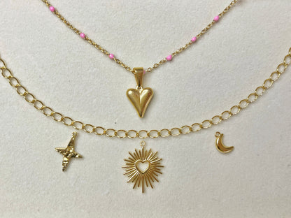 Collier personnalisable modèle SOLO (prix hors breloques)