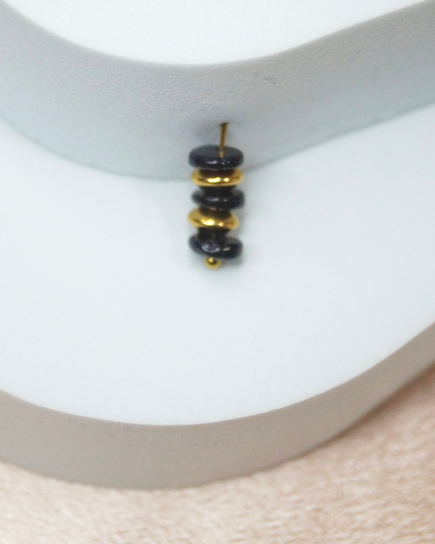 Breloque PERLES ONYX NOIR